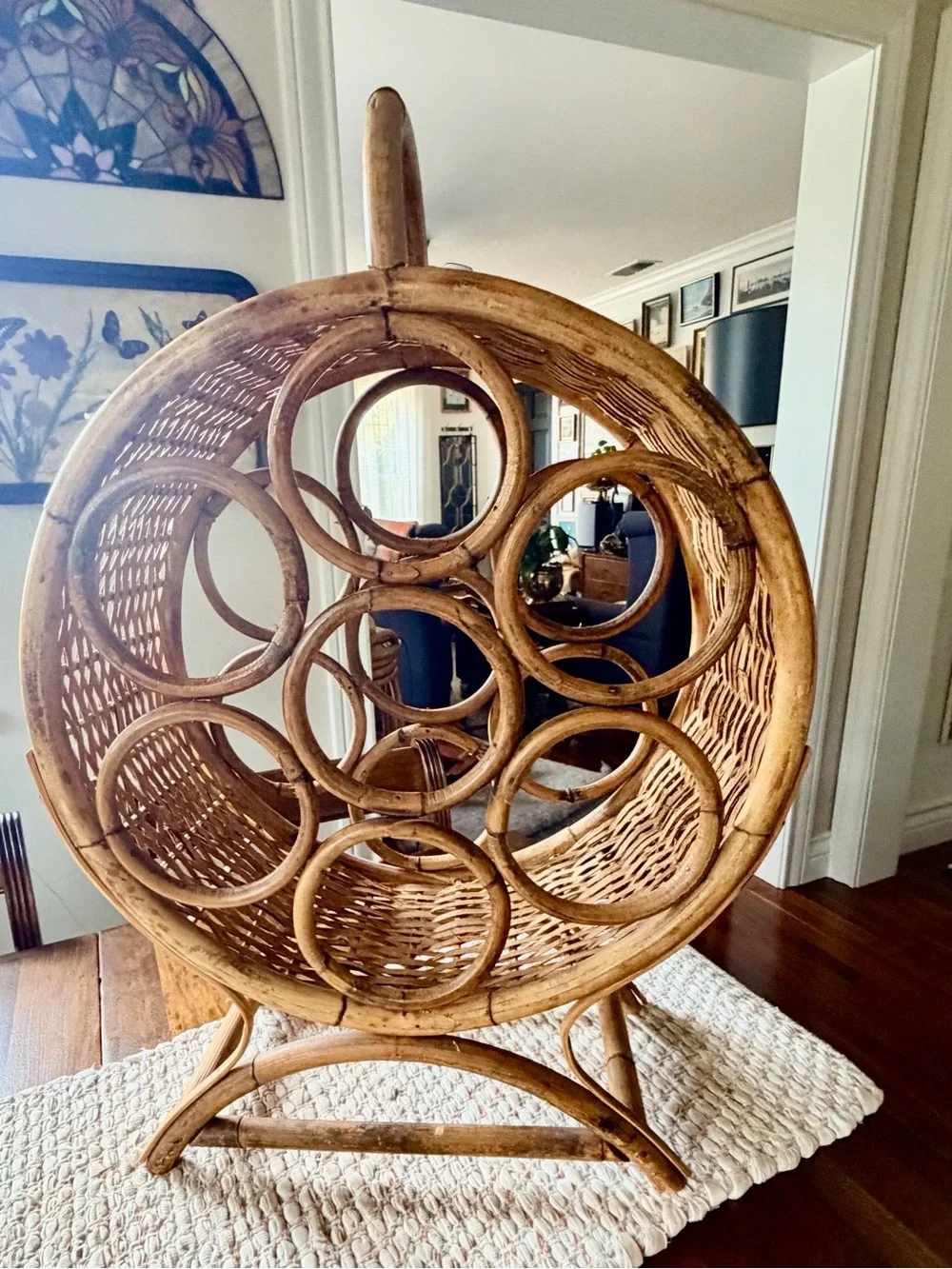 Vintage handcrafted round